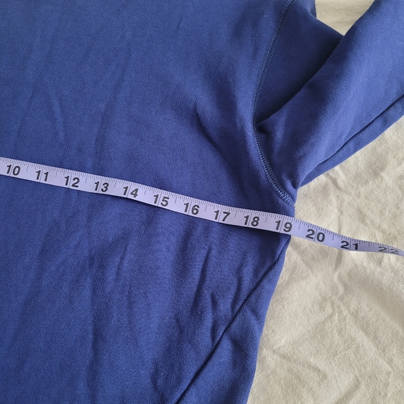 Sandro Blue Sweater Zipper Details Size 1 (Small) Cotton - Picture 6 of 8